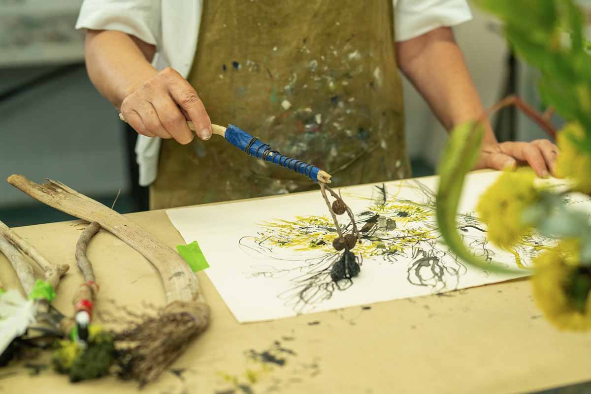 Debbie Mackinnon in her studio.